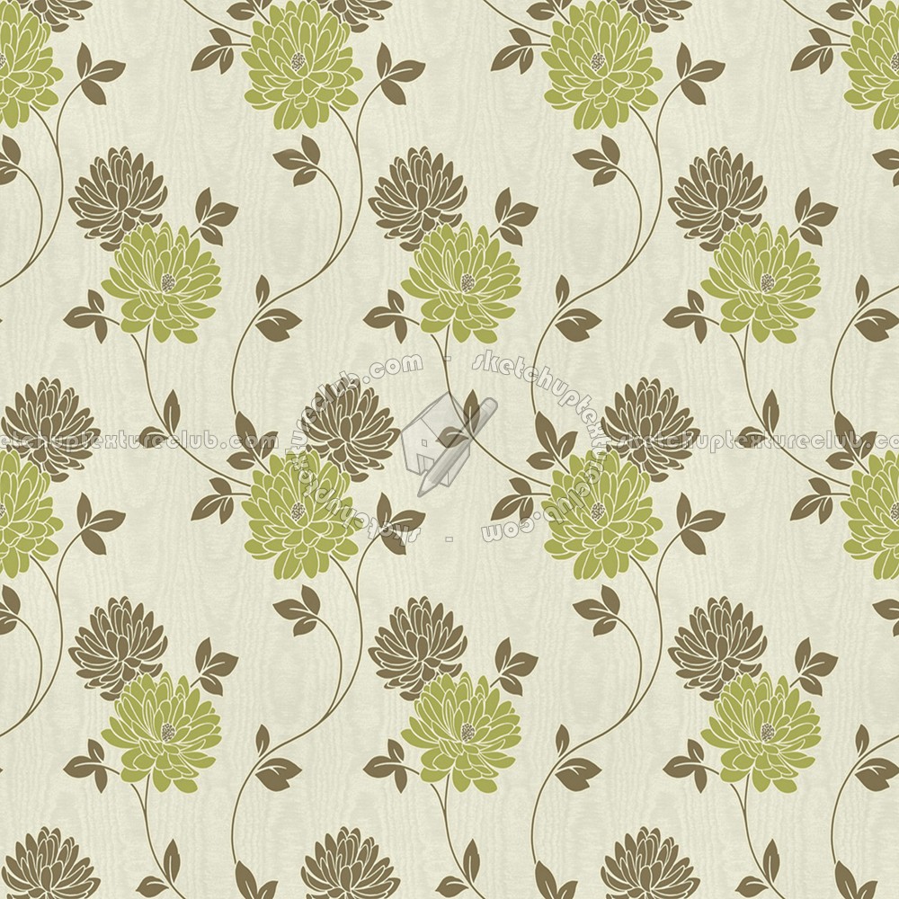 Textures   -   MATERIALS   -   WALLPAPER   -   Floral  - Floral wallpaper texture seamless 11039 (seamless)
