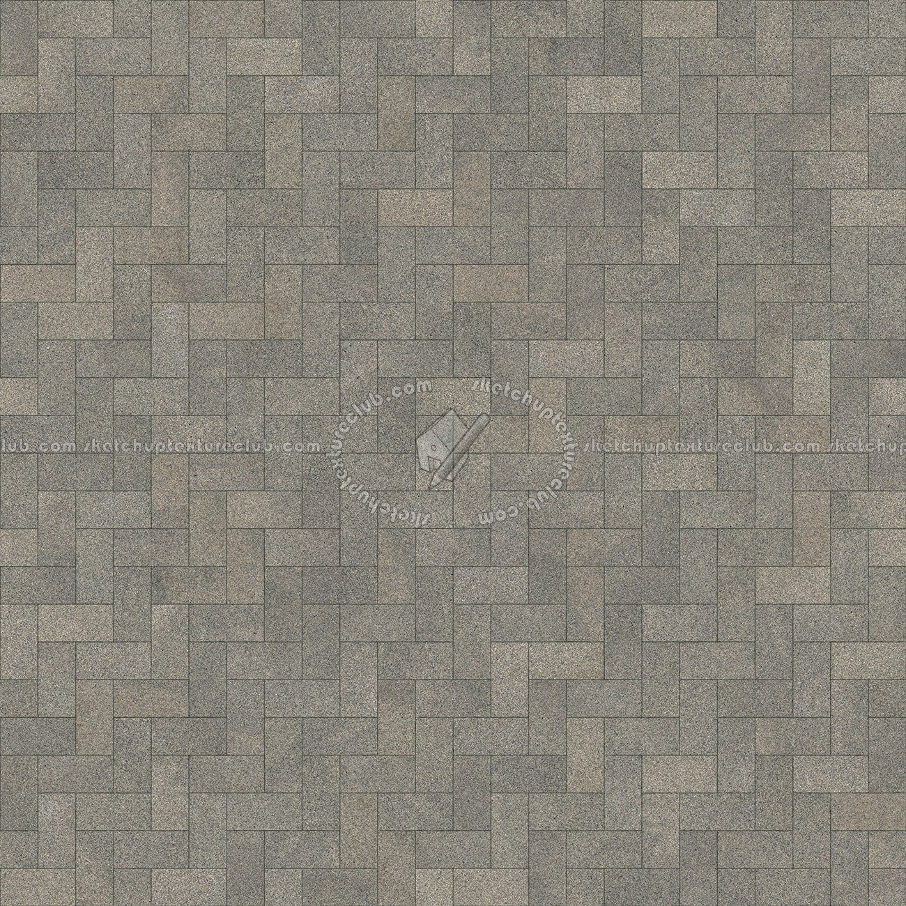 Textures - ARCHITECTURE - PAVING OUTDOOR - Pavers stone - Herringbone - Stone paving herringbone outdoor texture seamless 06566 (seamless)