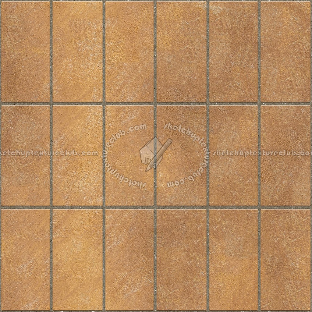 Textures - ARCHITECTURE - PAVING OUTDOOR - Terracotta - Blocks regular - Cotto paving outdoor regular blocks texture seamless 06697 (seamless)