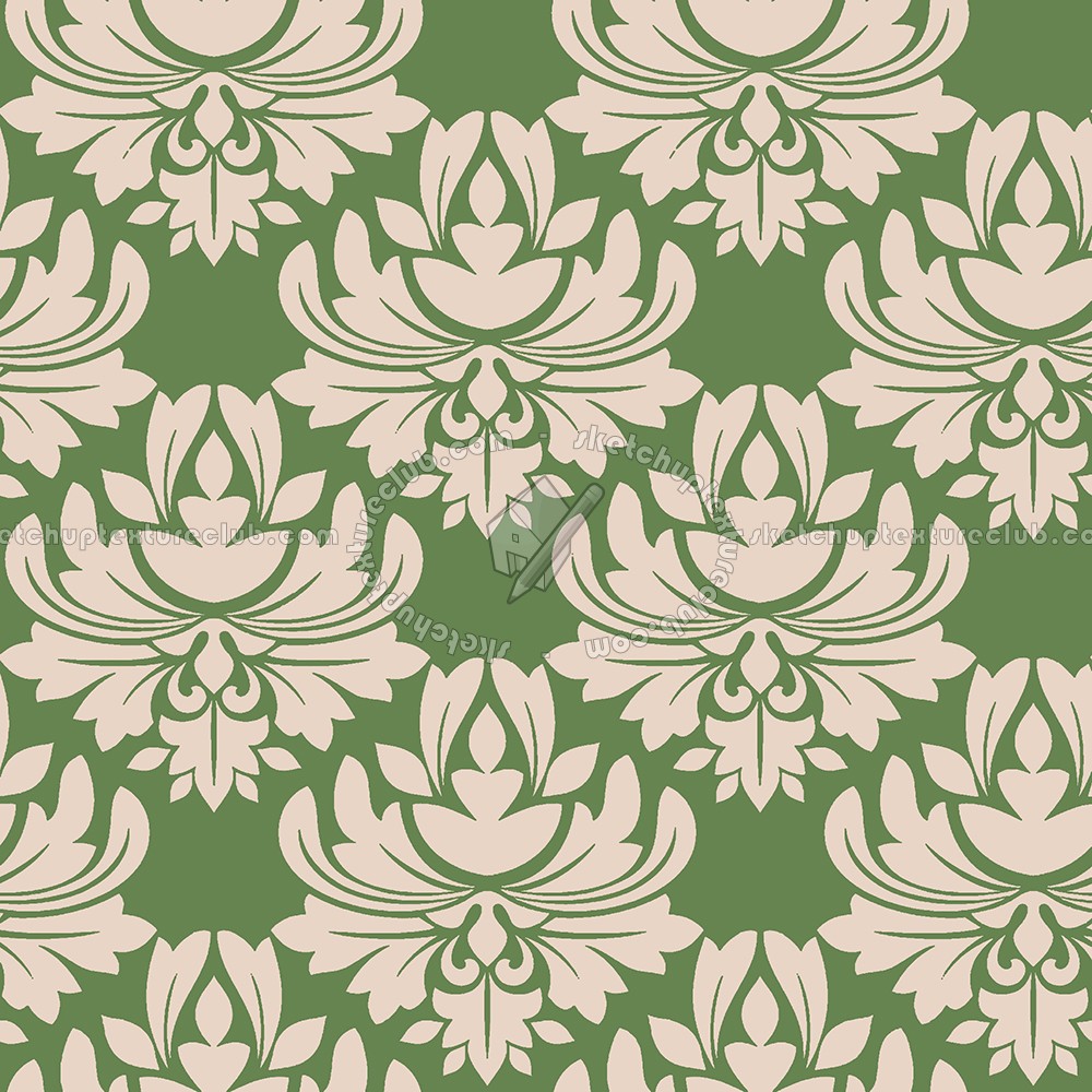 Textures   -   MATERIALS   -   WALLPAPER   -   Damask  - Damask wallpaper texture seamless 10956 (seamless)