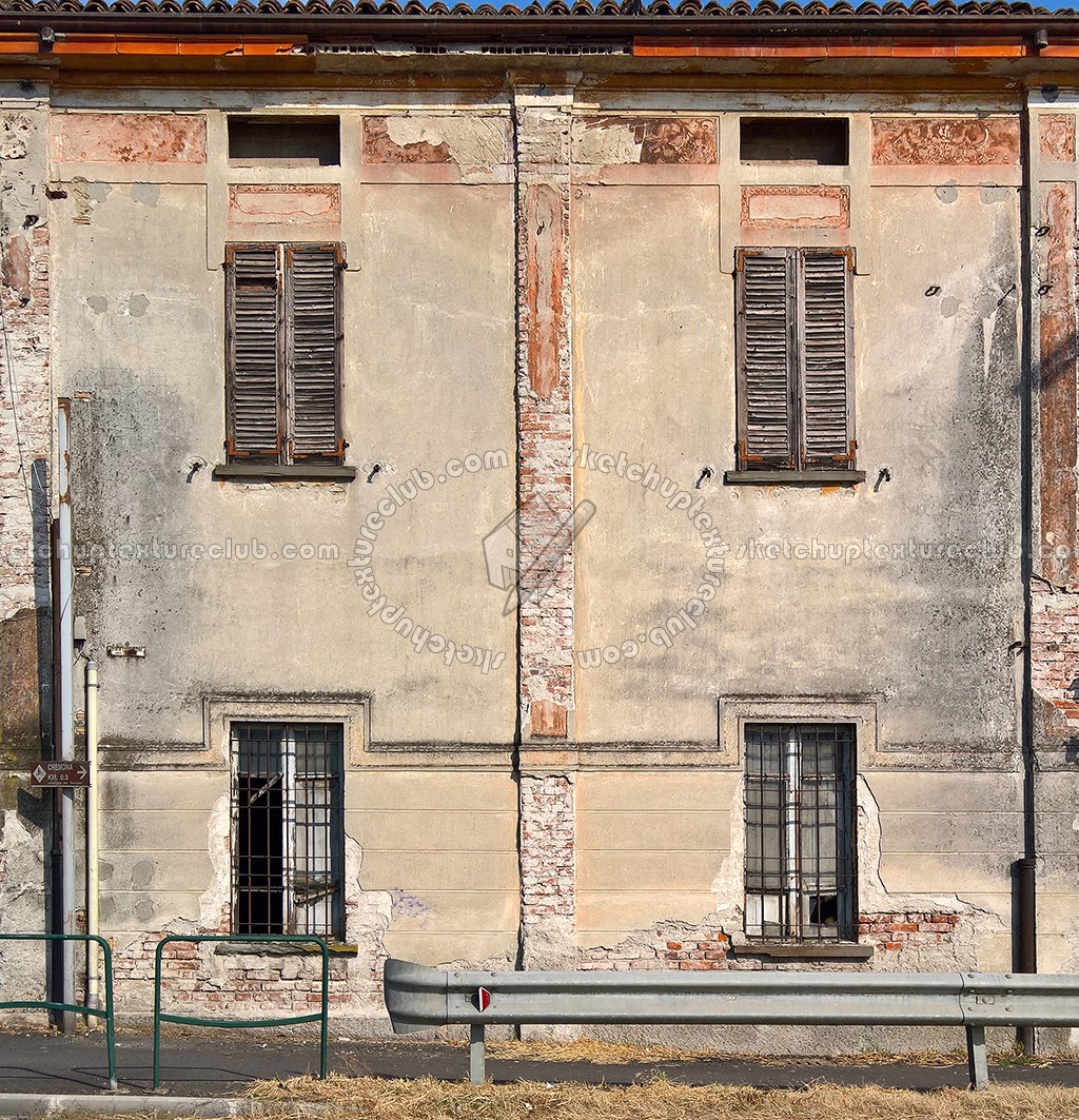 Textures   -   ARCHITECTURE   -   BUILDINGS   -   Old Buildings  - Old building damaged texture 17933
