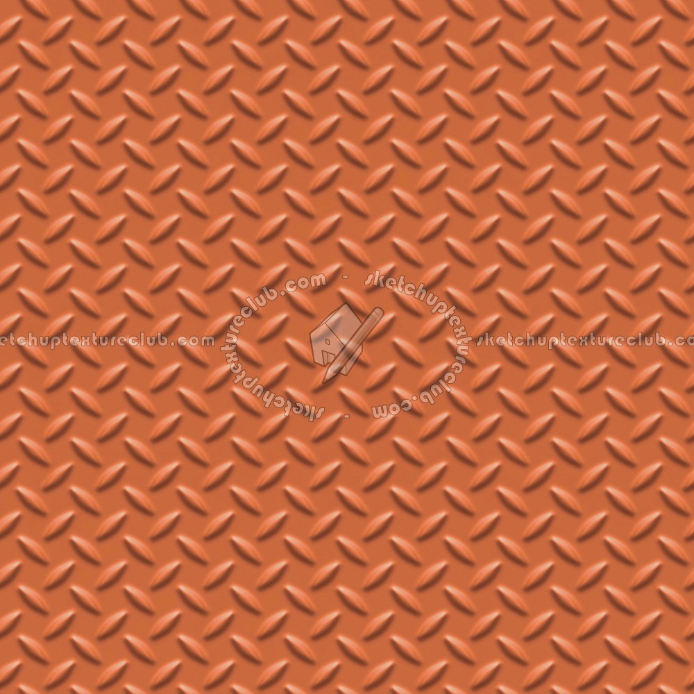 Textures   -   MATERIALS   -   METALS   -   Plates  - Orange painted metal plate texture seamless 10632 (seamless)