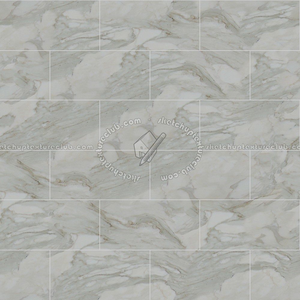 Textures   -   ARCHITECTURE   -   TILES INTERIOR   -   Marble tiles   -   White  - Calacatta white marble floor tile texture seamless 14862 (seamless)