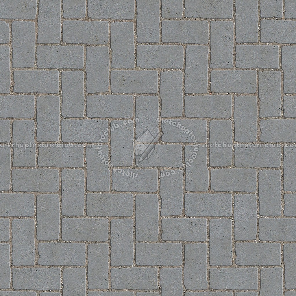 Textures   -   ARCHITECTURE   -   PAVING OUTDOOR   -   Concrete   -   Herringbone  - Concrete paving herringbone outdoor texture seamless 05850 (seamless)