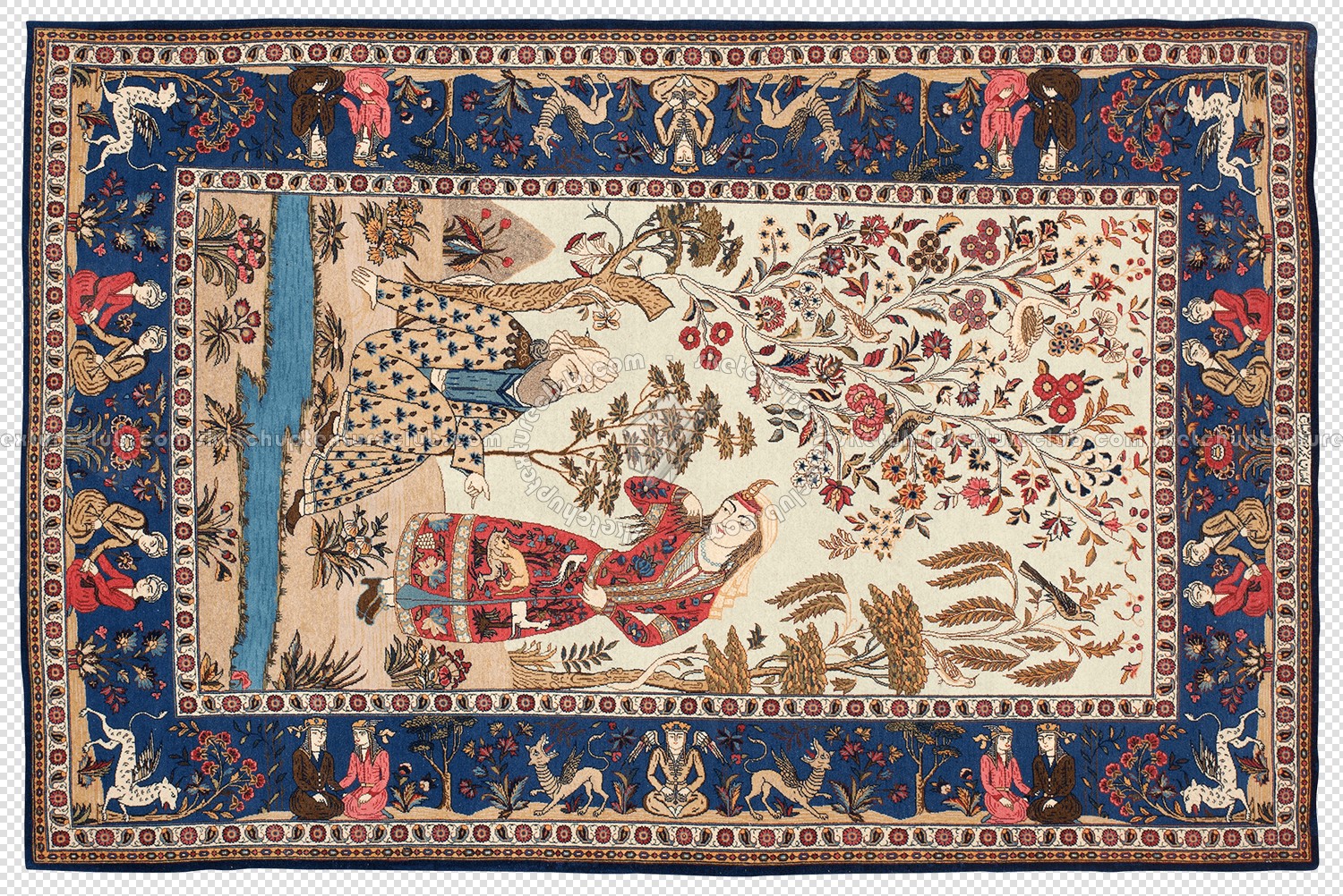 Textures   -   MATERIALS   -   RUGS   -   Persian &amp; Oriental rugs  - Cut out persian rug texture 20173