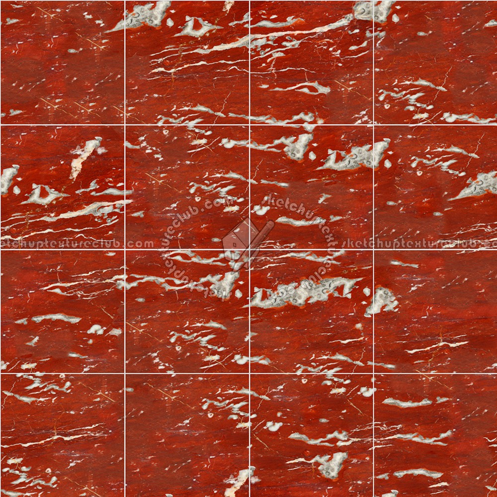 Textures - ARCHITECTURE - TILES INTERIOR - Marble tiles - Red - France red marble floor tile texture seamless 14643 (seamless)