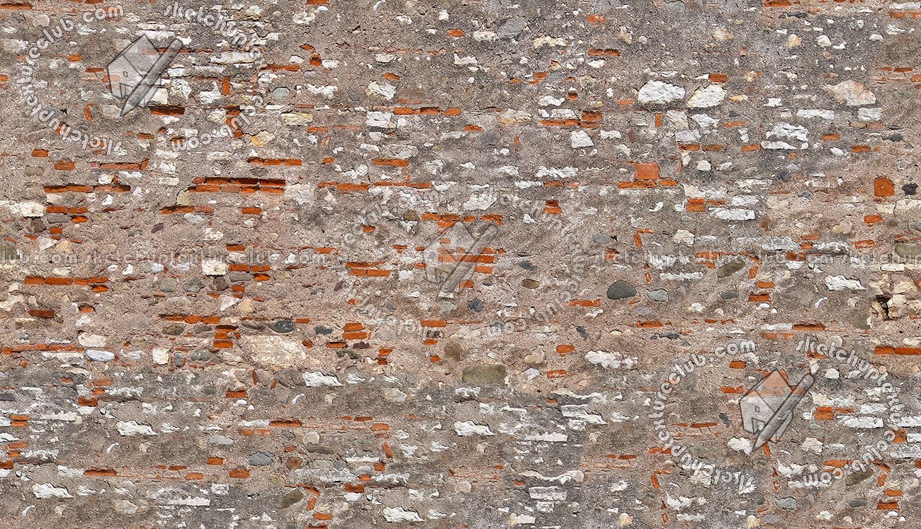 Textures   -   ARCHITECTURE   -   STONES WALLS   -   Damaged walls  - Old damaged wall stone texture seamless 17357 (seamless)