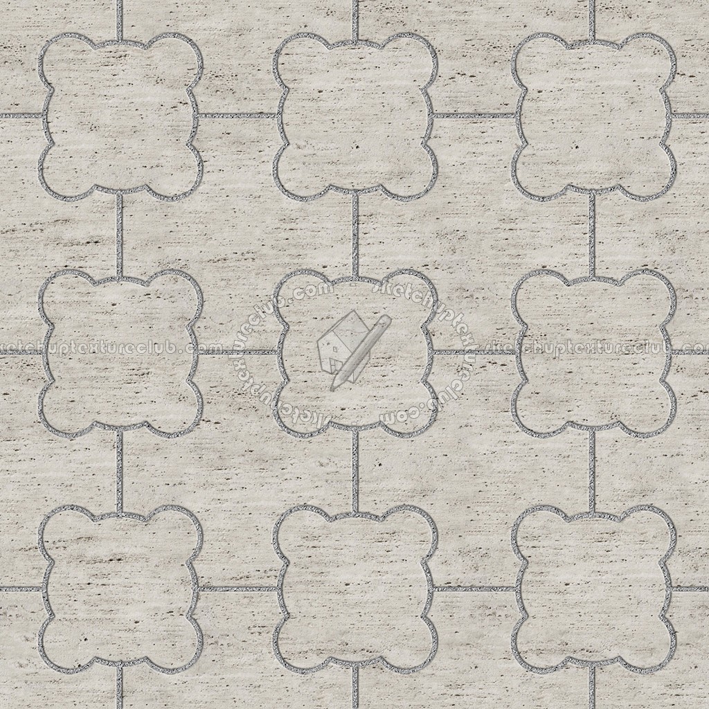 Textures   -   ARCHITECTURE   -   PAVING OUTDOOR   -   Marble  - Roman travertine paving outdoor texture seamless 17831 (seamless)