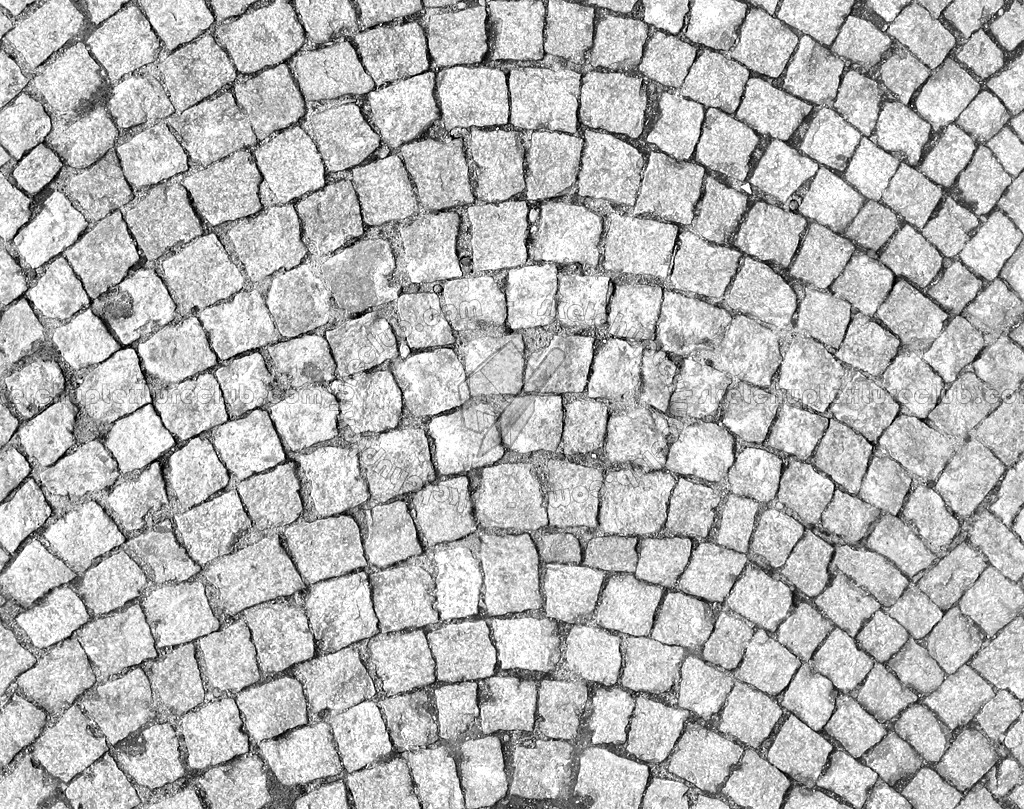 Textures   -   ARCHITECTURE   -   ROADS   -   Paving streets   -   Cobblestone  - Street paving cobblestone texture seamless 07393 - Bump