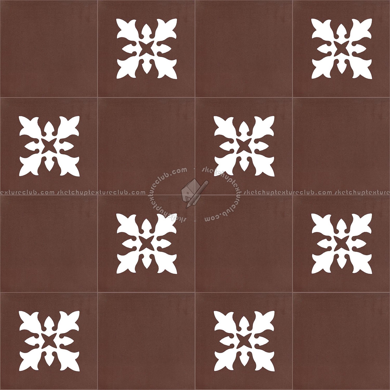 Textures   -   ARCHITECTURE   -   TILES INTERIOR   -   Cement - Encaustic   -   Encaustic  - Traditional encaustic cement ornate tile texture seamless 13495 (seamless)