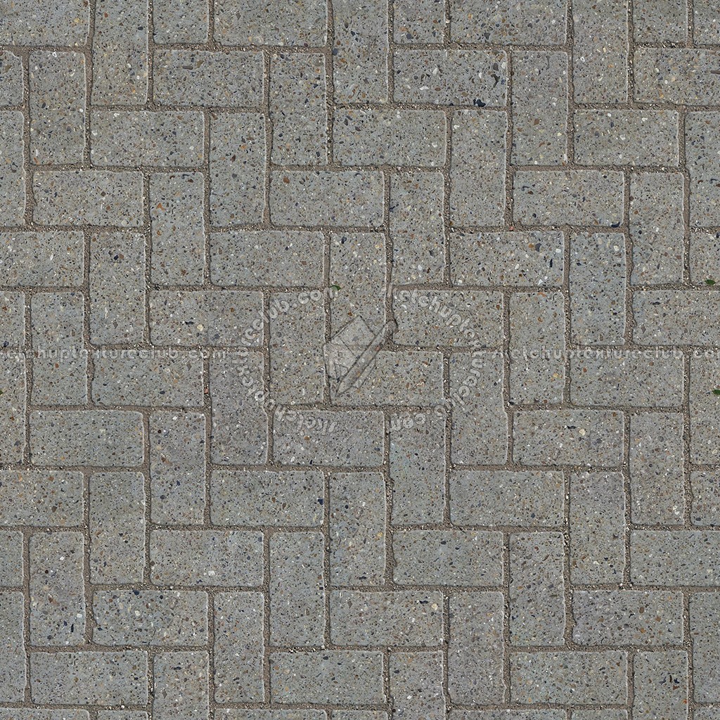 Textures   -   ARCHITECTURE   -   PAVING OUTDOOR   -   Concrete   -   Herringbone  - Concrete paving herringbone outdoor texture seamless 05851 (seamless)