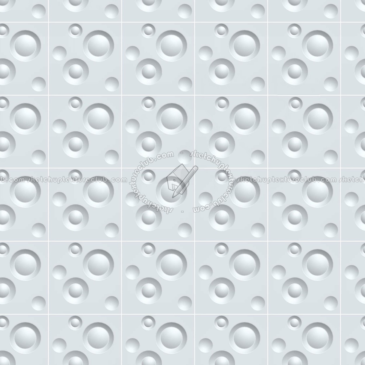 Textures   -   ARCHITECTURE   -   DECORATIVE PANELS   -   3D Wall panels   -   White panels  - White interior 3D wall panel texture seamless 02986 (seamless)