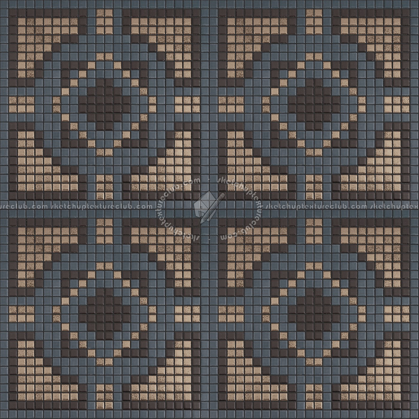 Textures   -   ARCHITECTURE   -   TILES INTERIOR   -   Mosaico   -   Classic format   -   Patterned  - Mosaico patterned tiles texture seamless 15088 (seamless)