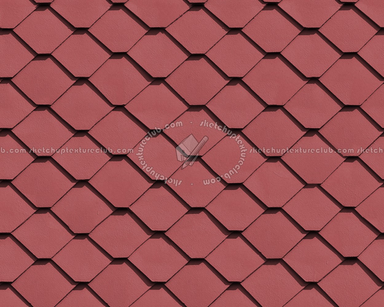 Textures   -   ARCHITECTURE   -   ROOFINGS   -   Slate roofs  - Red slate roofing texture seamless 03957 (seamless)