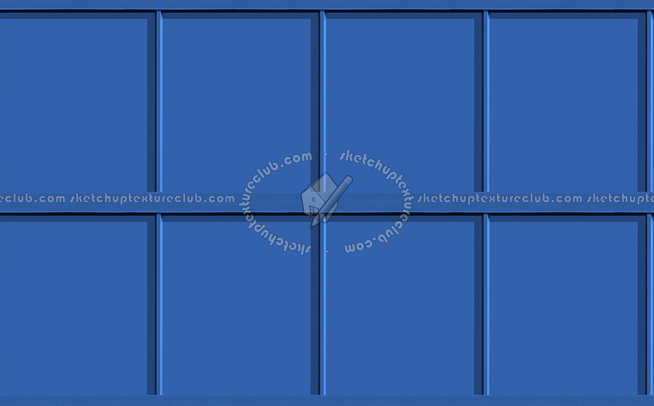 Textures   -   MATERIALS   -   METALS   -   Facades claddings  - Tourquoise metal facade cladding texture seamless 10161 (seamless)