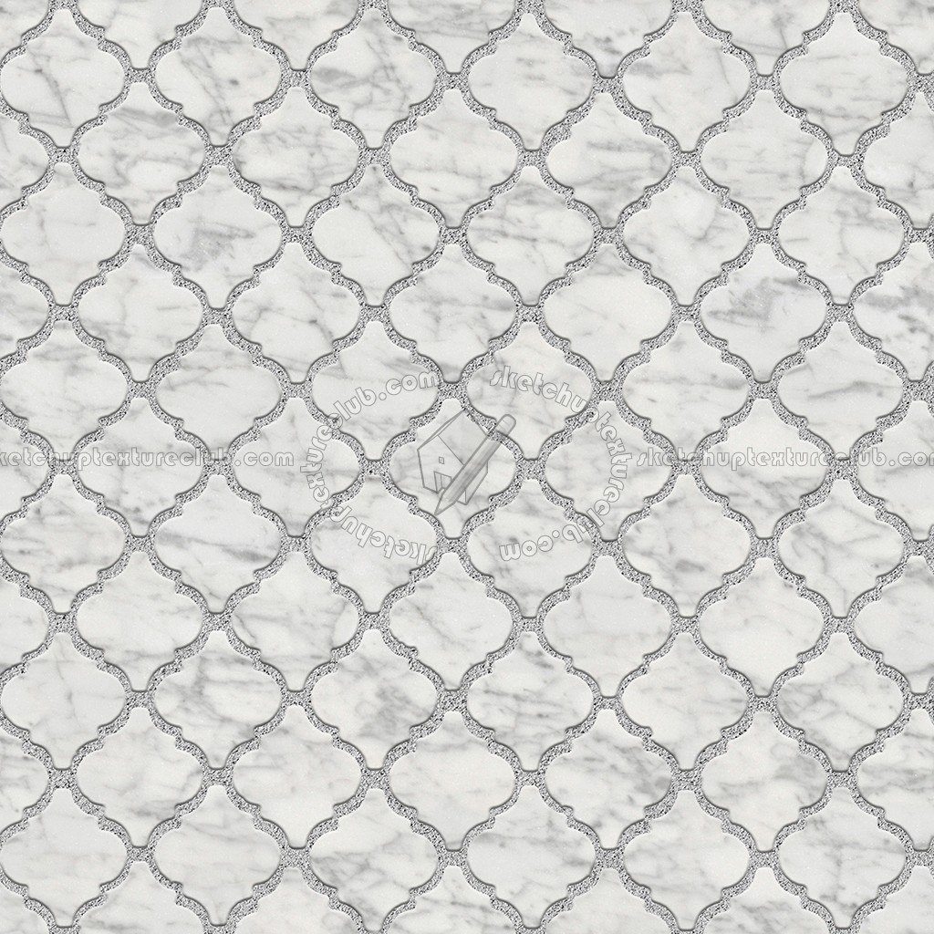 Textures - ARCHITECTURE - PAVING OUTDOOR - Marble - Carrara marble paving outdoor texture seamless 17834 (seamless)