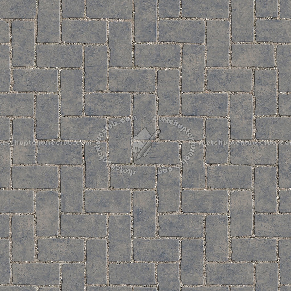 Textures   -   ARCHITECTURE   -   PAVING OUTDOOR   -   Concrete   -   Herringbone  - Concrete paving herringbone outdoor texture seamless 05853 (seamless)