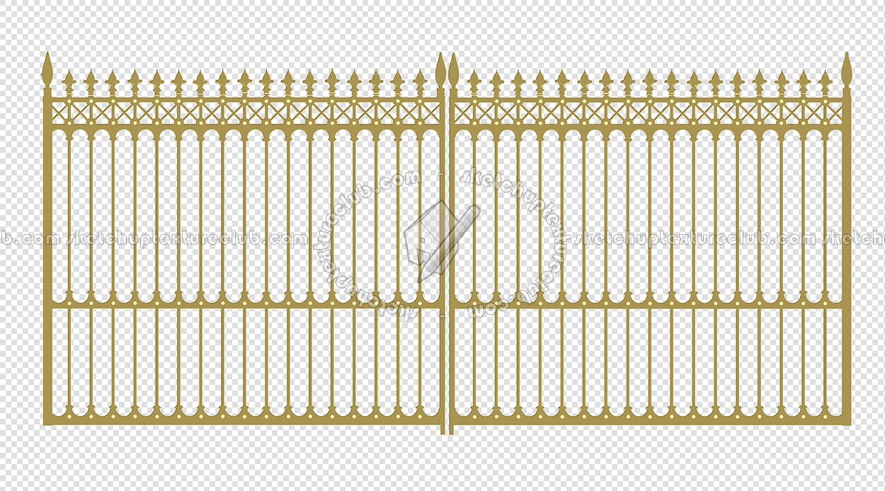 Textures   -   ARCHITECTURE   -   BUILDINGS   -   Gates  - Cut out gold entrance gate texture 18629