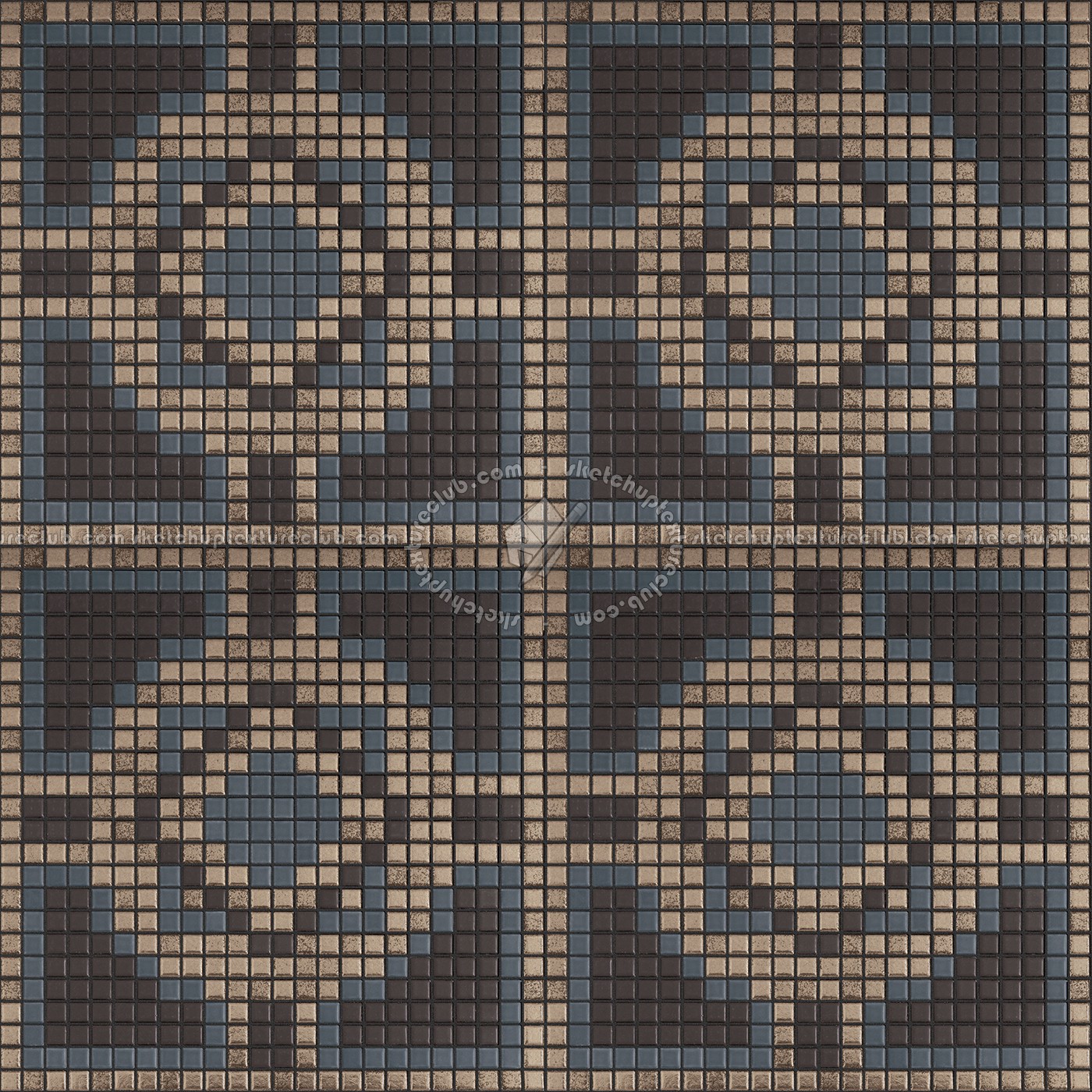 Textures   -   ARCHITECTURE   -   TILES INTERIOR   -   Mosaico   -   Classic format   -   Patterned  - Mosaico patterned tiles texture seamless 15089 (seamless)