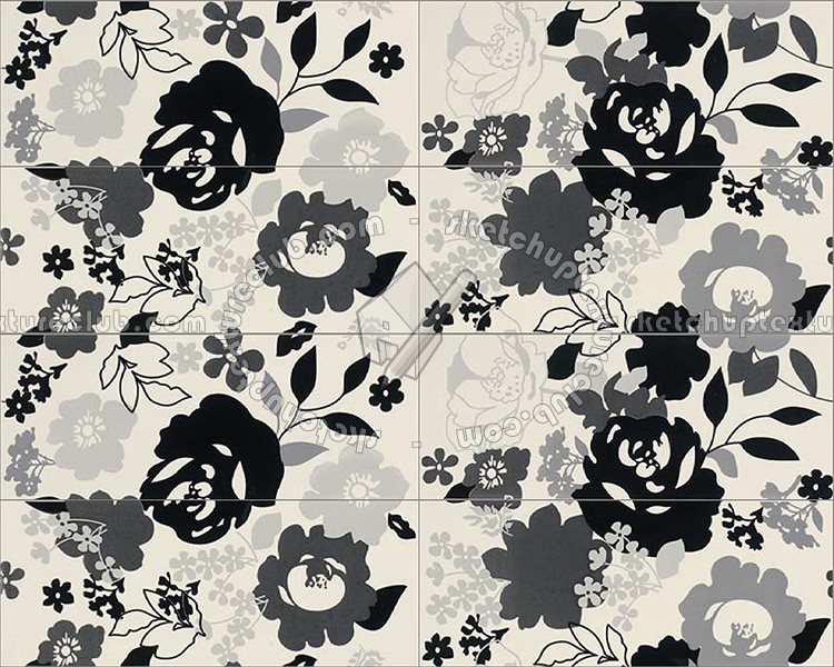 Textures - ARCHITECTURE - TILES INTERIOR - Coordinated themes - Series deco style tiles texture seamless 13957 (seamless)