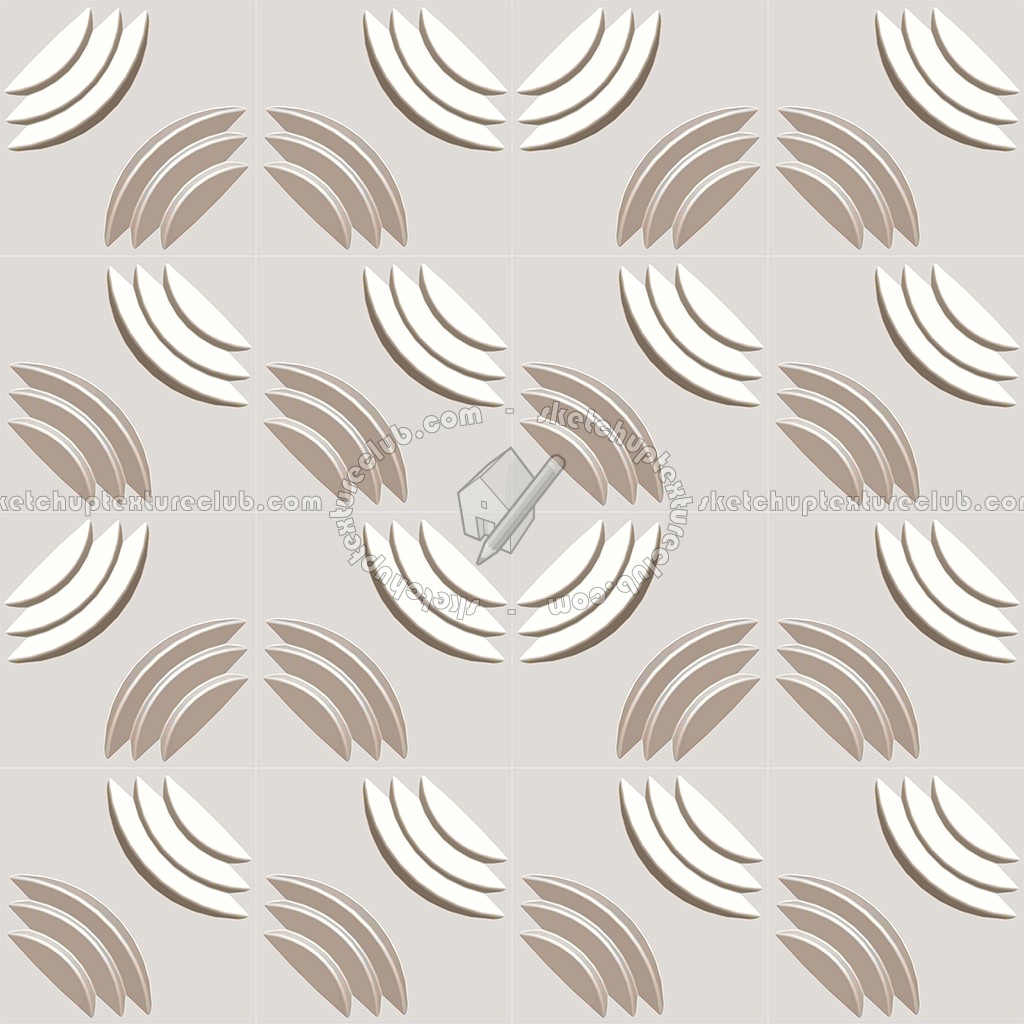 Textures   -   ARCHITECTURE   -   DECORATIVE PANELS   -   3D Wall panels   -   Mixed colors  - Interior 3D wall panel texture seamless 02781 (seamless)