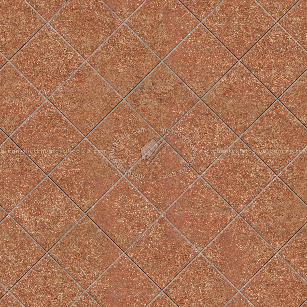 Textures   -   ARCHITECTURE   -   TILES INTERIOR   -   Terracotta tiles  - Terracotta tile texture seamless 16073 (seamless)
