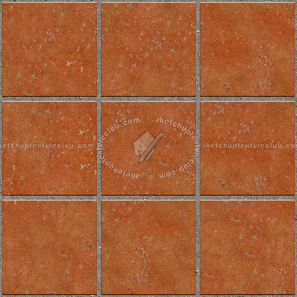 Textures - ARCHITECTURE - PAVING OUTDOOR - Terracotta - Blocks regular - Cotto paving outdoor regular blocks texture seamless 06703 (seamless)
