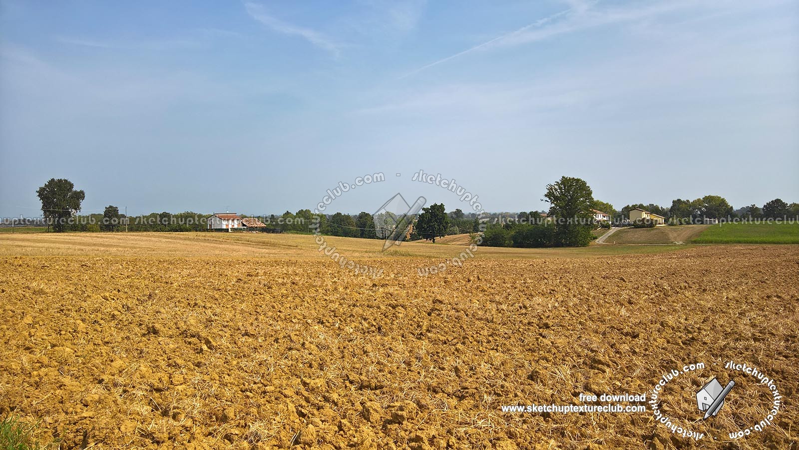 Textures - BACKGROUNDS & LANDSCAPES - NATURE - Countrysides & Hills - Fields with clods countrysides landscape 17987