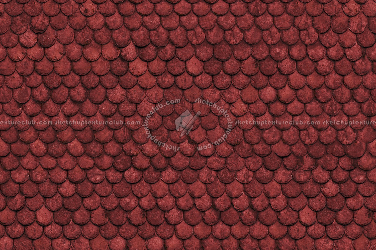 Textures   -   ARCHITECTURE   -   ROOFINGS   -   Slate roofs  - Red slate roofing texture seamless 03960 (seamless)