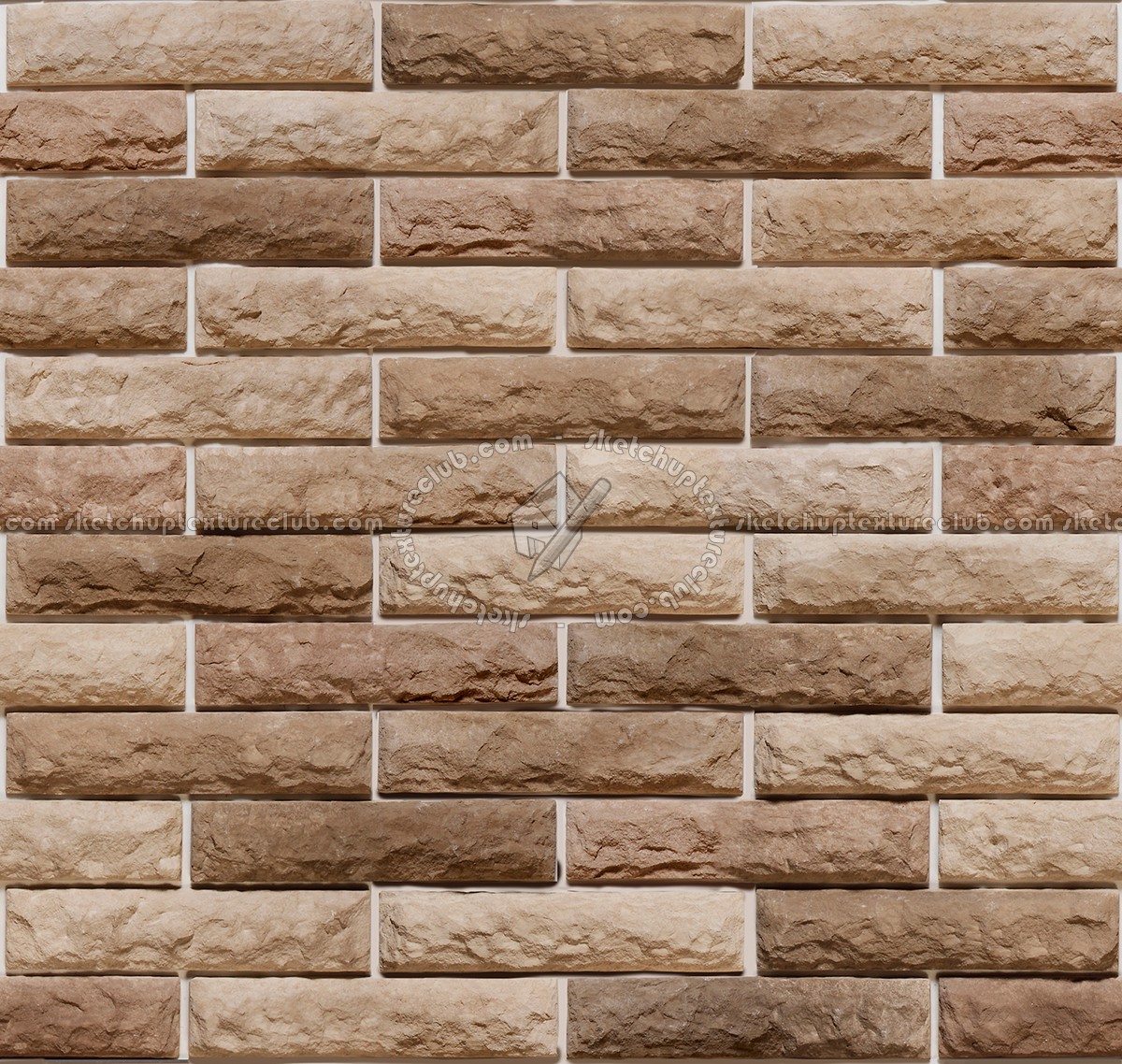 Rustic bricks texture seamless 00239