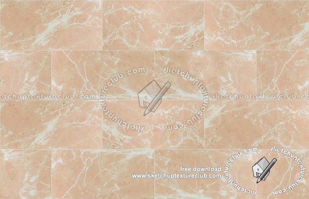 Textures - ARCHITECTURE - TILES INTERIOR - Marble tiles - Pink - Coral pink floor marble texture seamless 19131 (seamless)