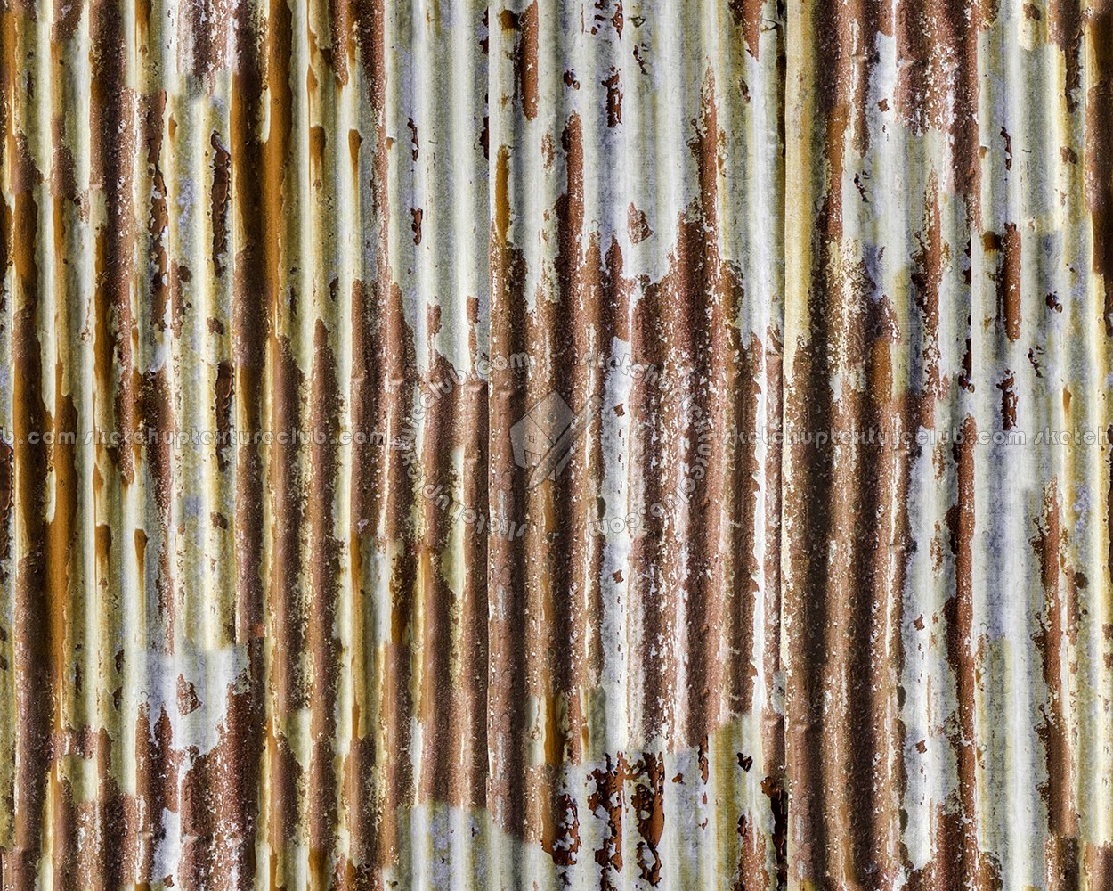 Iron corrugated dirt rusty metal texture seamless 09984