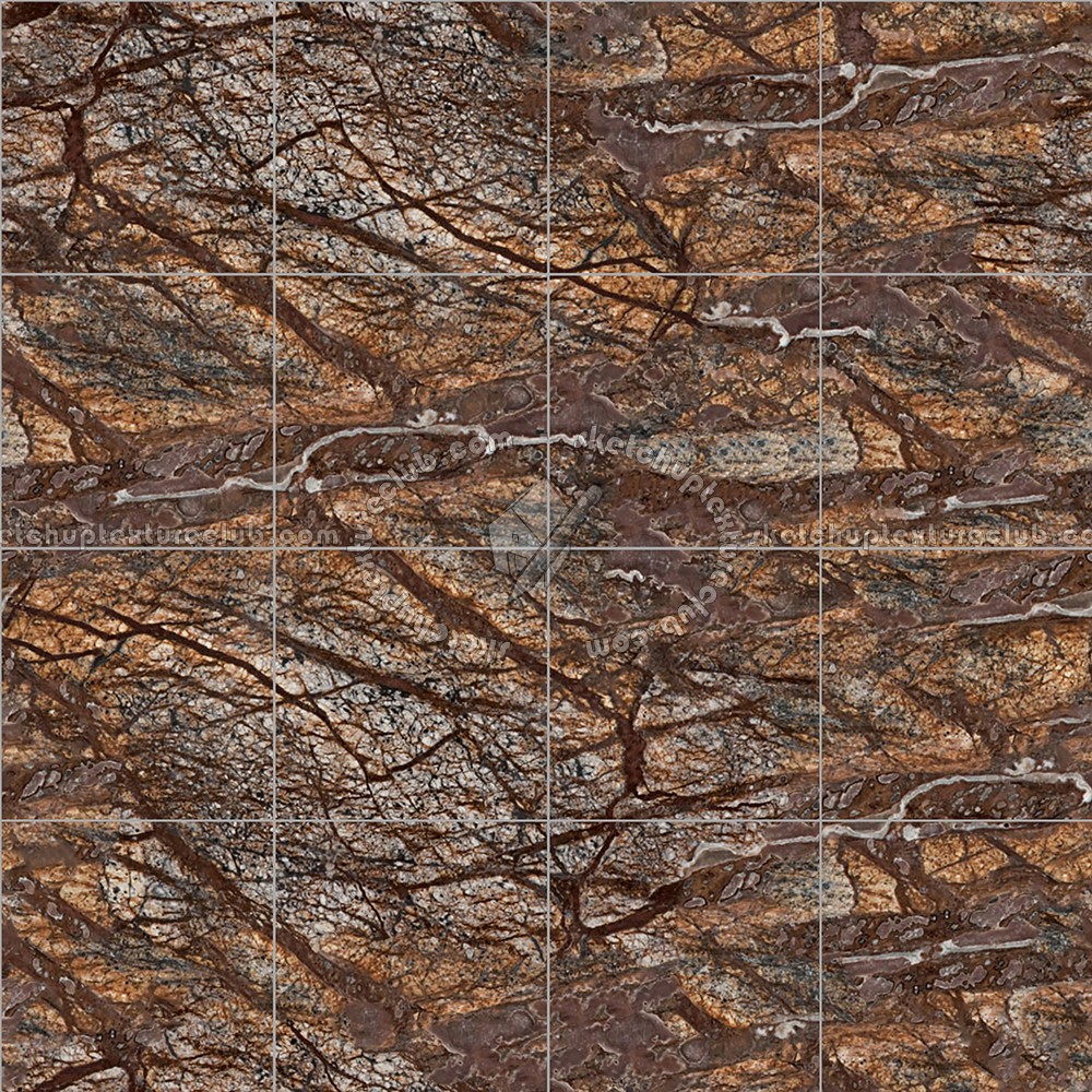 Textures   -   ARCHITECTURE   -   TILES INTERIOR   -   Marble tiles   -   Brown  - Picasso brown marble tile texture seamless 14245 (seamless)