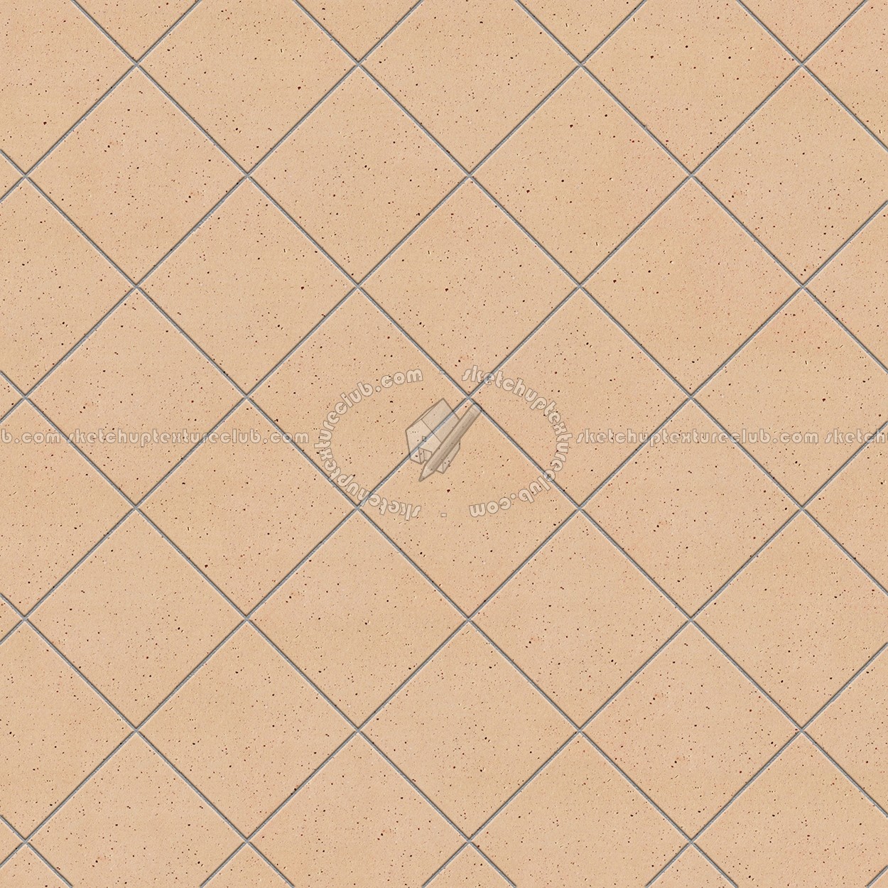 Textures   -   ARCHITECTURE   -   TILES INTERIOR   -   Terracotta tiles  - Terracotta sanded rose tile texture seamless 16075 (seamless)