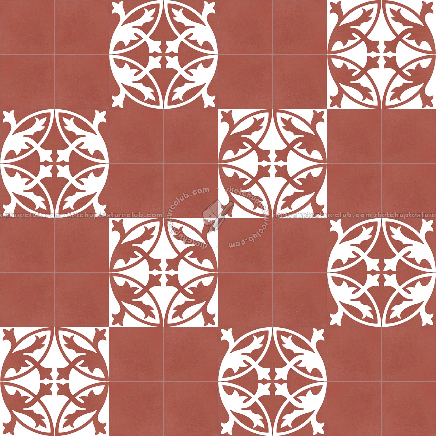 Textures   -   ARCHITECTURE   -   TILES INTERIOR   -   Cement - Encaustic   -   Encaustic  - Traditional encaustic cement ornate tile texture seamless 13501 (seamless)