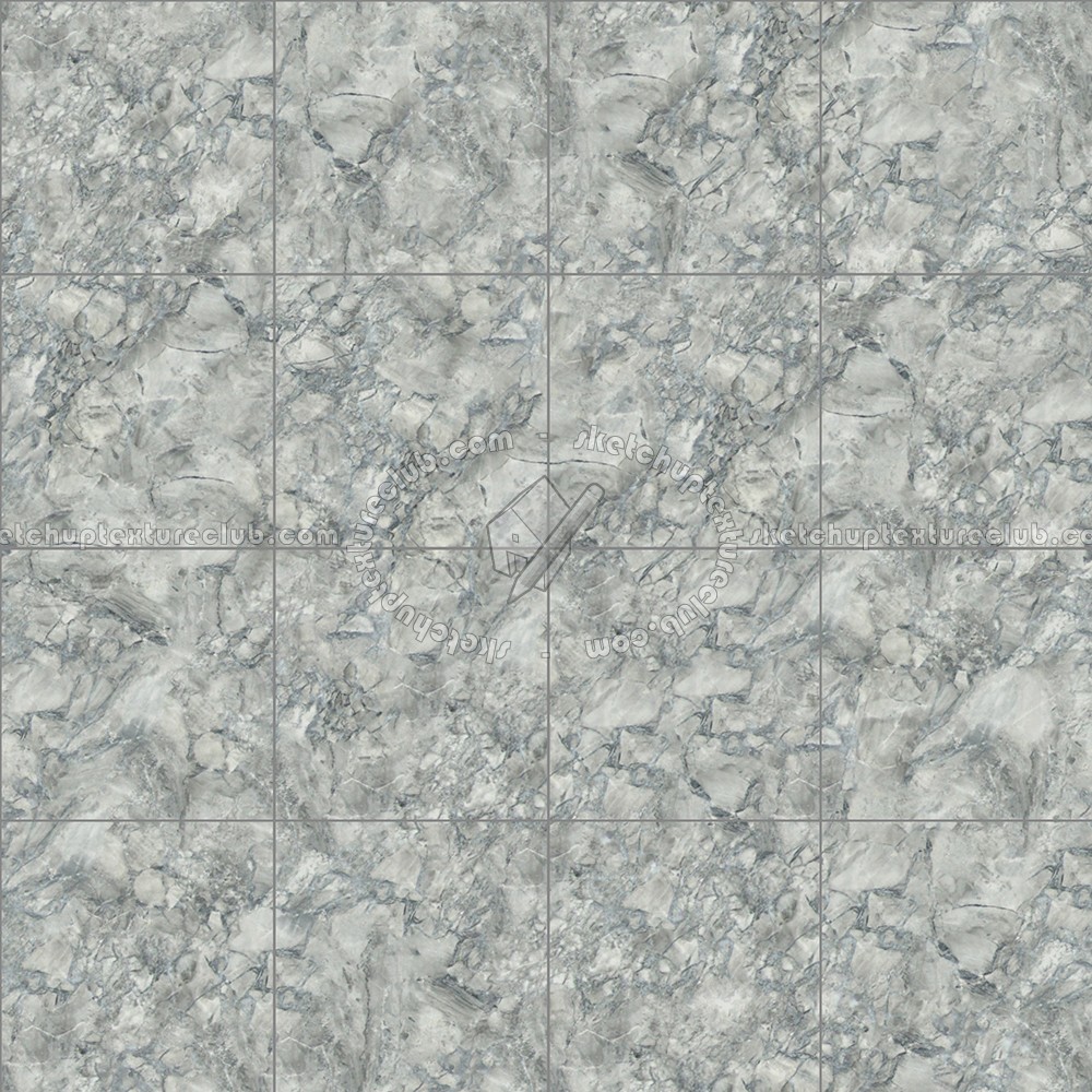 Textures   -   ARCHITECTURE   -   TILES INTERIOR   -   Marble tiles   -   White  - Fantasy white marble floor tile texture seamless 14869 (seamless)