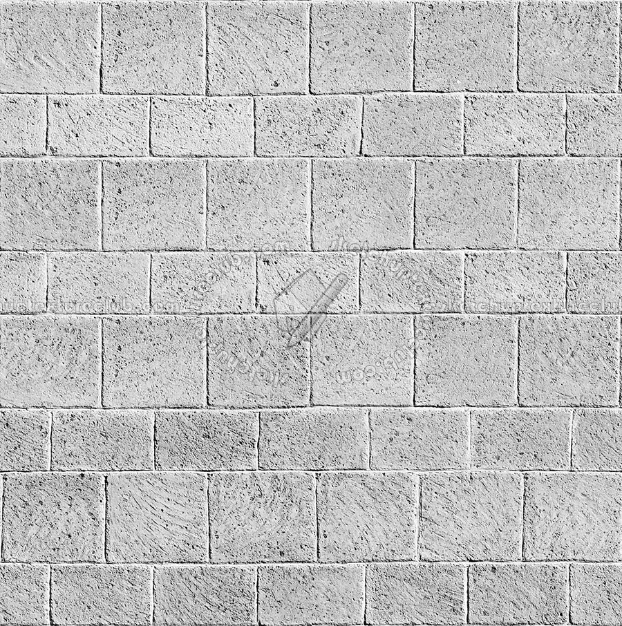 Textures - ARCHITECTURE - STONES WALLS - Claddings stone - Exterior - Wall cladding stone texture seamless 07804 - Bump