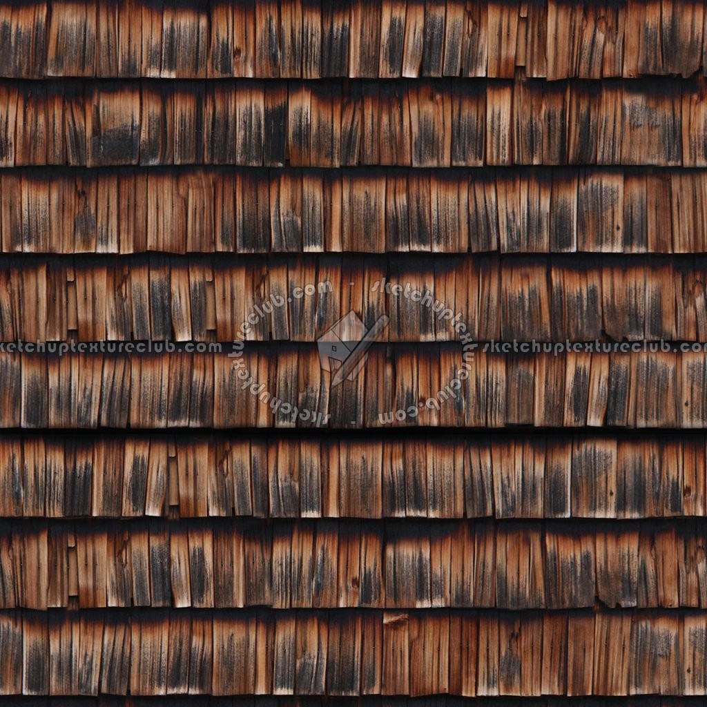 Textures   -   ARCHITECTURE   -   ROOFINGS   -   Shingles wood  - Wood shingle roof texture seamless 03845 (seamless)