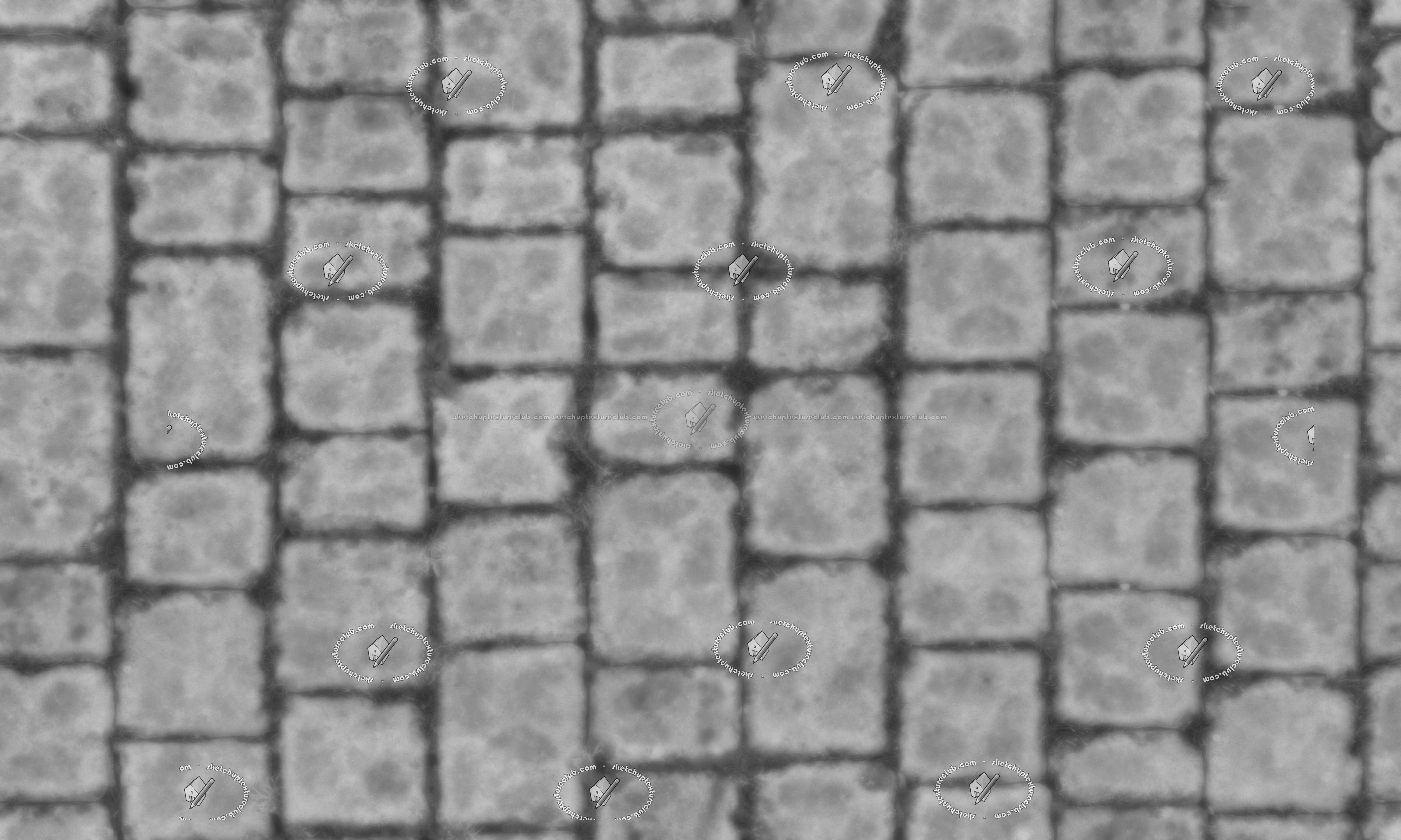 Textures   -   ARCHITECTURE   -   PAVING OUTDOOR   -   Concrete   -   Blocks mixed  - Concrete paving outdoor texture seamless 20558 - Bump