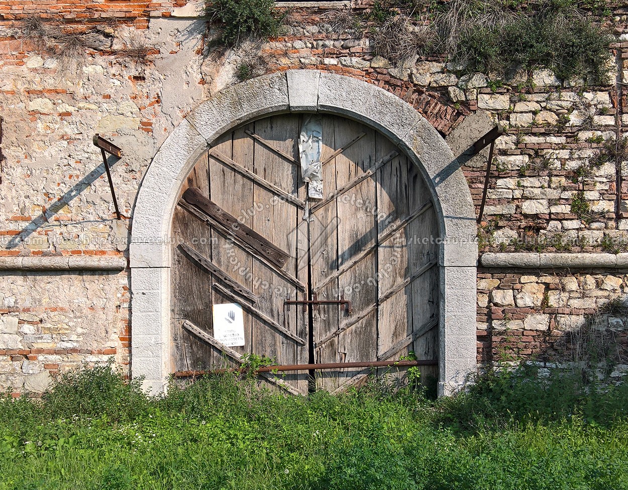 Textures   -   ARCHITECTURE   -   BUILDINGS   -   Doors   -   Main doors  - Old damaged wood main door 18489