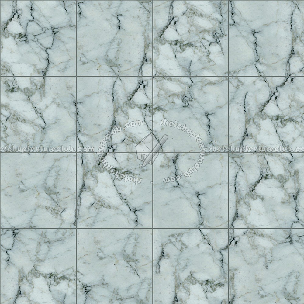 Textures   -   ARCHITECTURE   -   TILES INTERIOR   -   Marble tiles   -   White  - Calacatta white marble floor tile texture seamless 14871 (seamless)