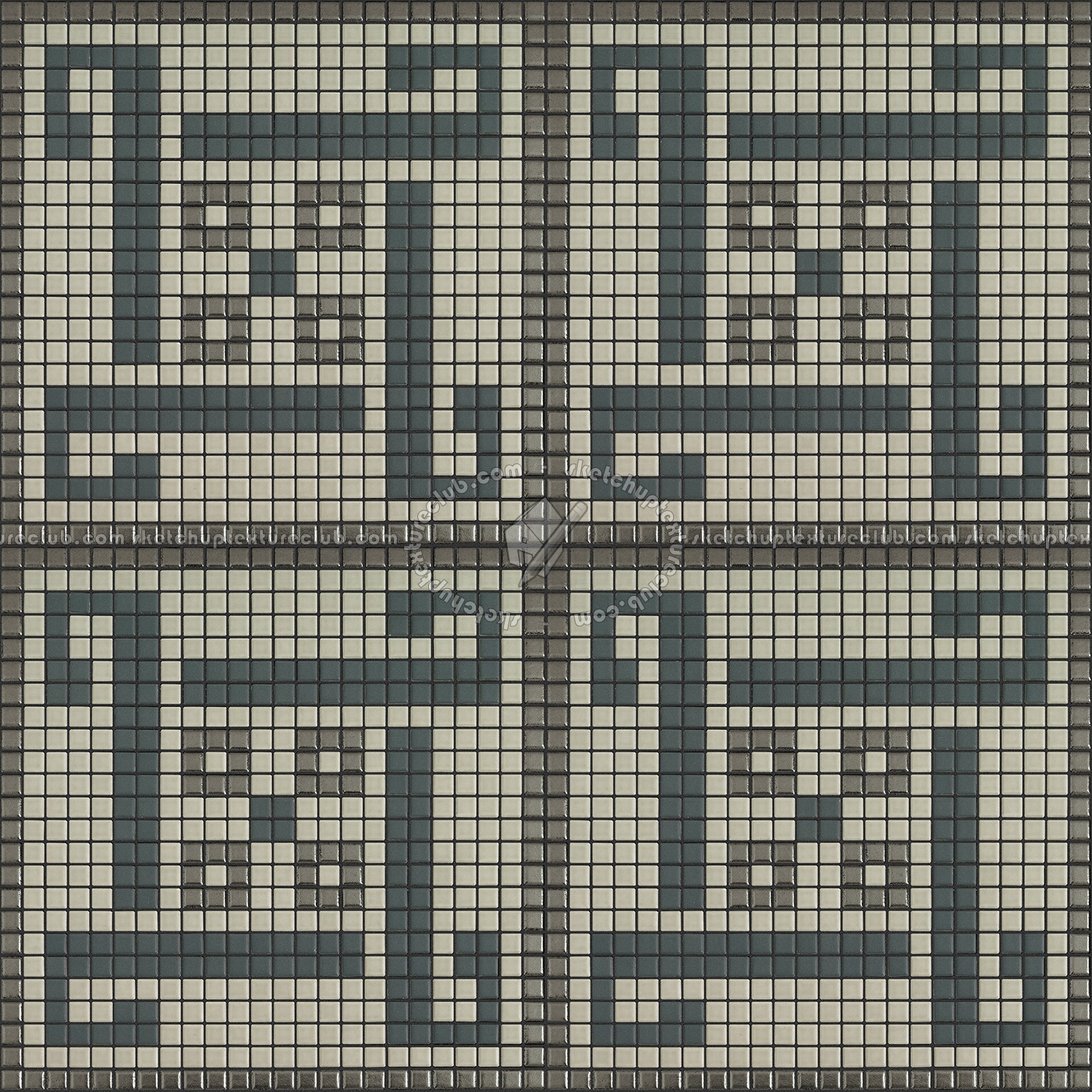 Textures   -   ARCHITECTURE   -   TILES INTERIOR   -   Mosaico   -   Classic format   -   Patterned  - Mosaico patterned tiles texture seamless 15095 (seamless)