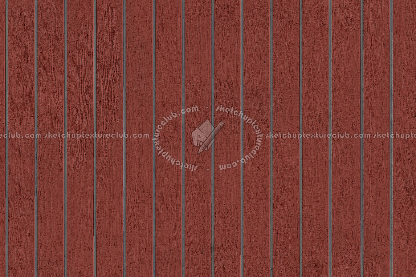 Textures   -   ARCHITECTURE   -   WOOD PLANKS   -   Wood fence  - Red painted wood fence texture seamless 09449 (seamless)