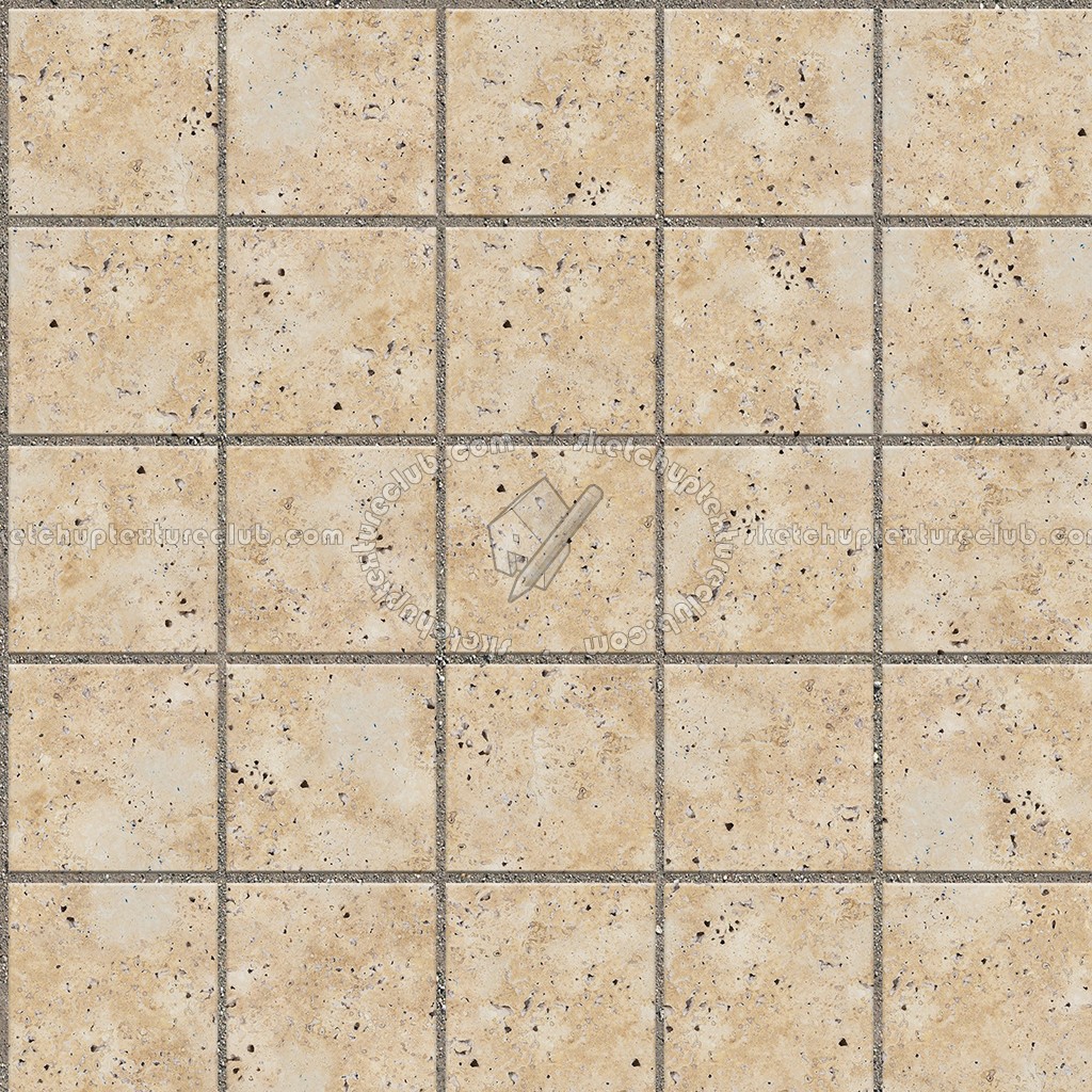 Textures   -   ARCHITECTURE   -   PAVING OUTDOOR   -   Marble  - Roman travertine paving outdoor texture seamless 17840 (seamless)