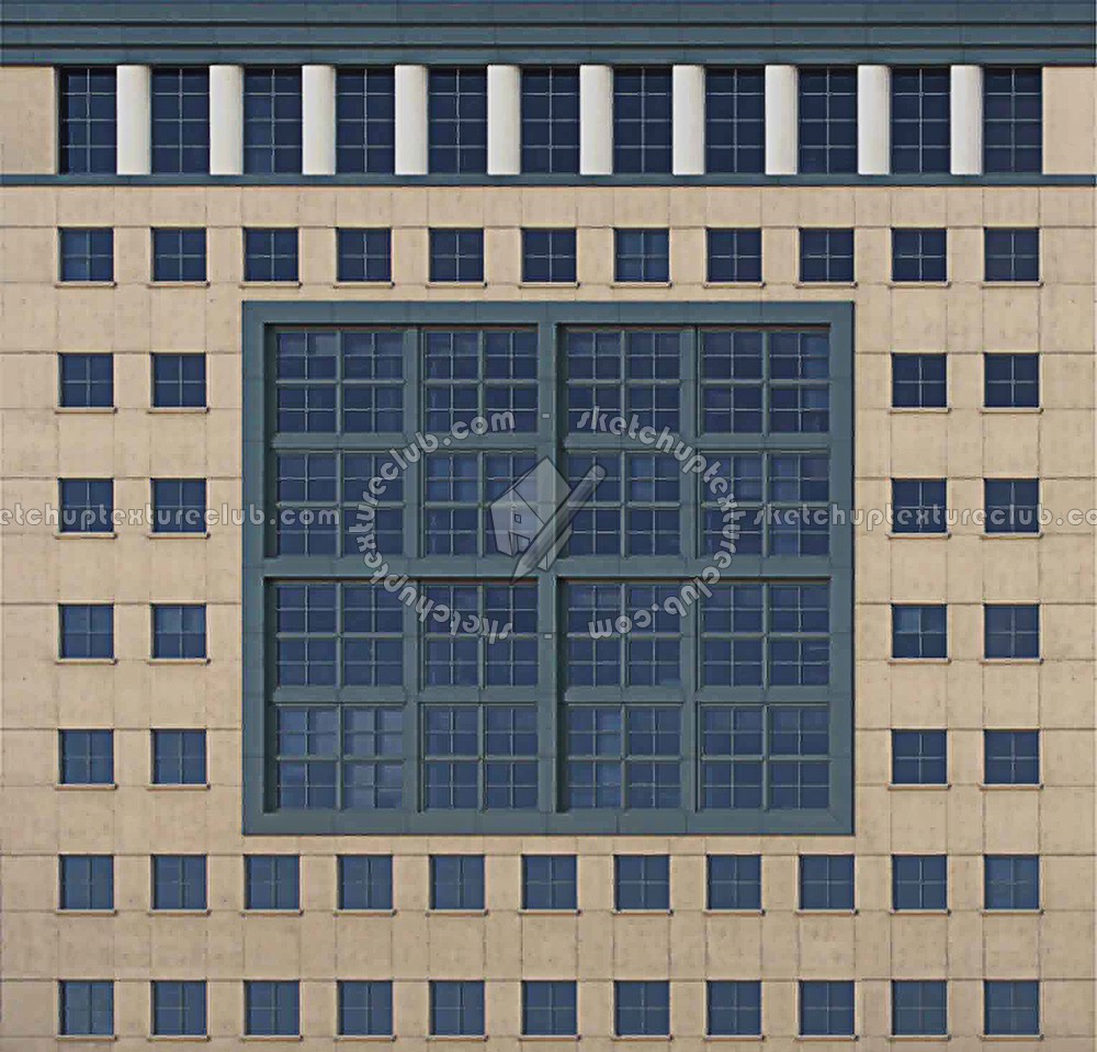 Textures - ARCHITECTURE - BUILDINGS - Residential buildings - Texture residential building horizontal seamless 00819 (seamless)