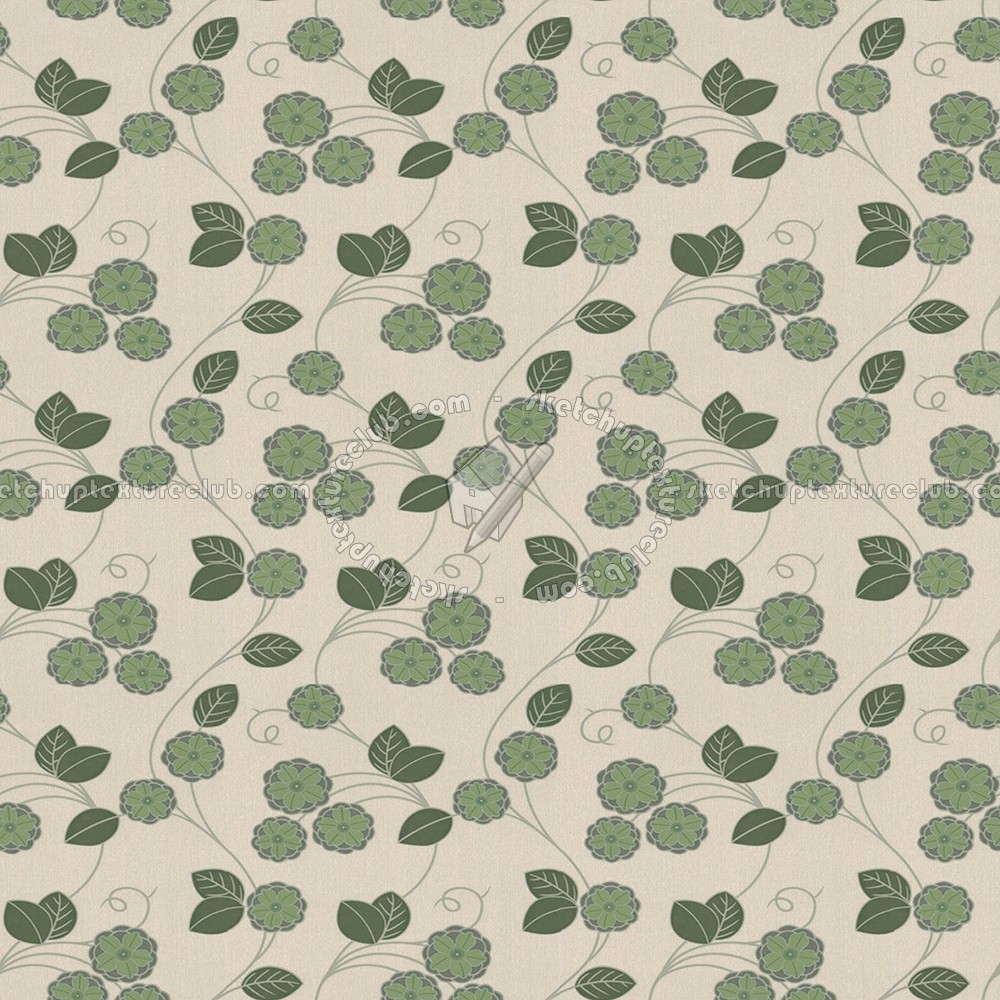 Textures   -   MATERIALS   -   WALLPAPER   -   Floral  - Floral wallpaper texture seamless 11051 (seamless)