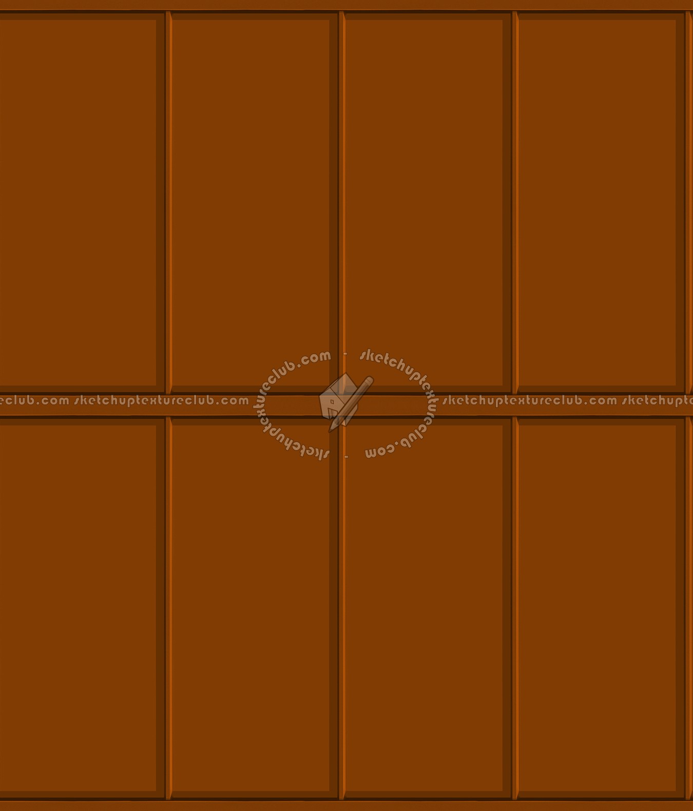 Textures - MATERIALS - METALS - Facades claddings - Orange metal facade cladding texture seamless 10169 (seamless)