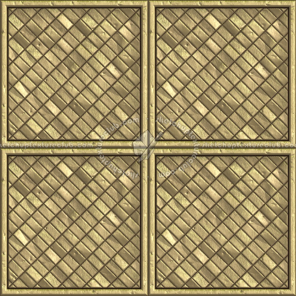 Textures   -   MATERIALS   -   METALS   -   Panels  - Brass metal panel texture seamless 10463 (seamless)