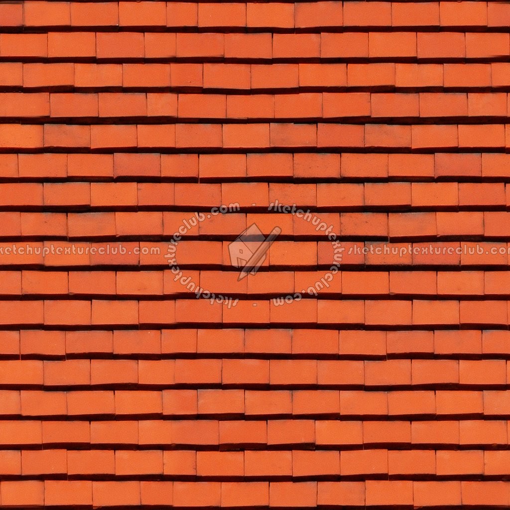 Textures   -   ARCHITECTURE   -   ROOFINGS   -   Flat roofs  - Flat clay roof tiles texture seamless 19592 (seamless)