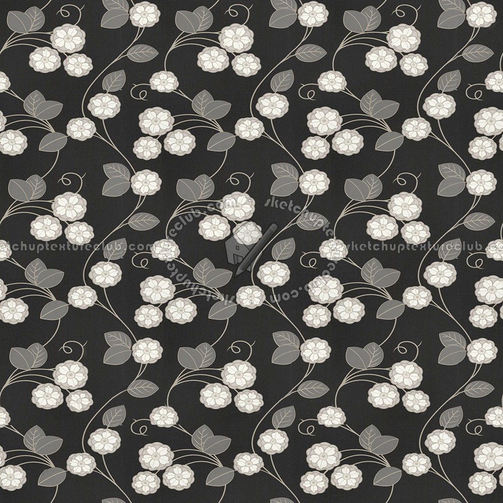 Textures   -   MATERIALS   -   WALLPAPER   -   Floral  - Floral wallpaper texture seamless 11052 (seamless)